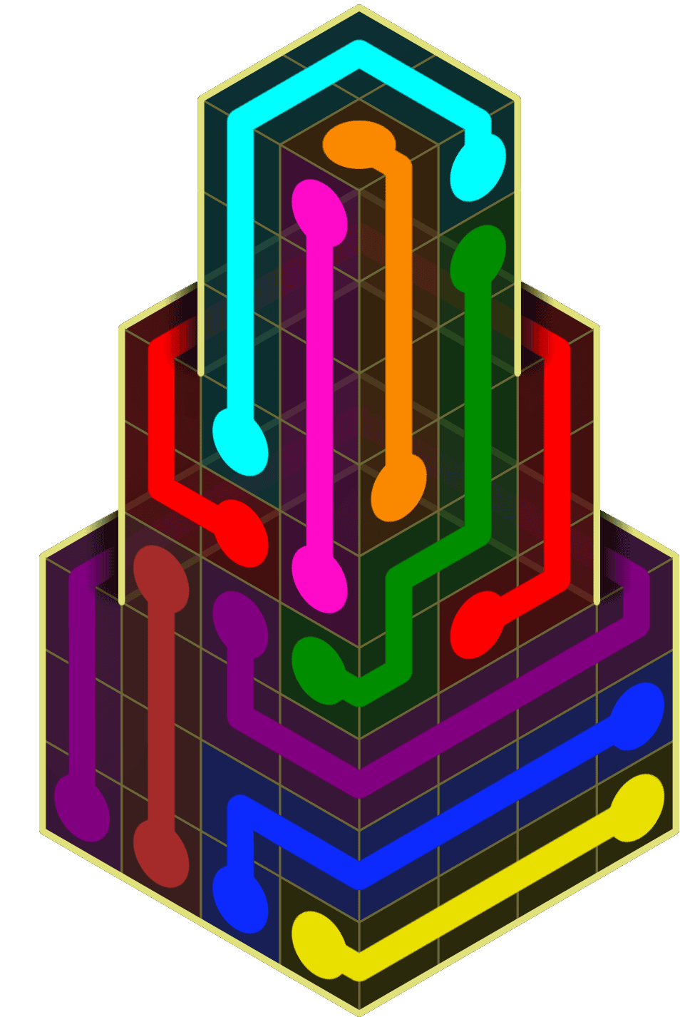 Flow Free Warps 2102 Solution