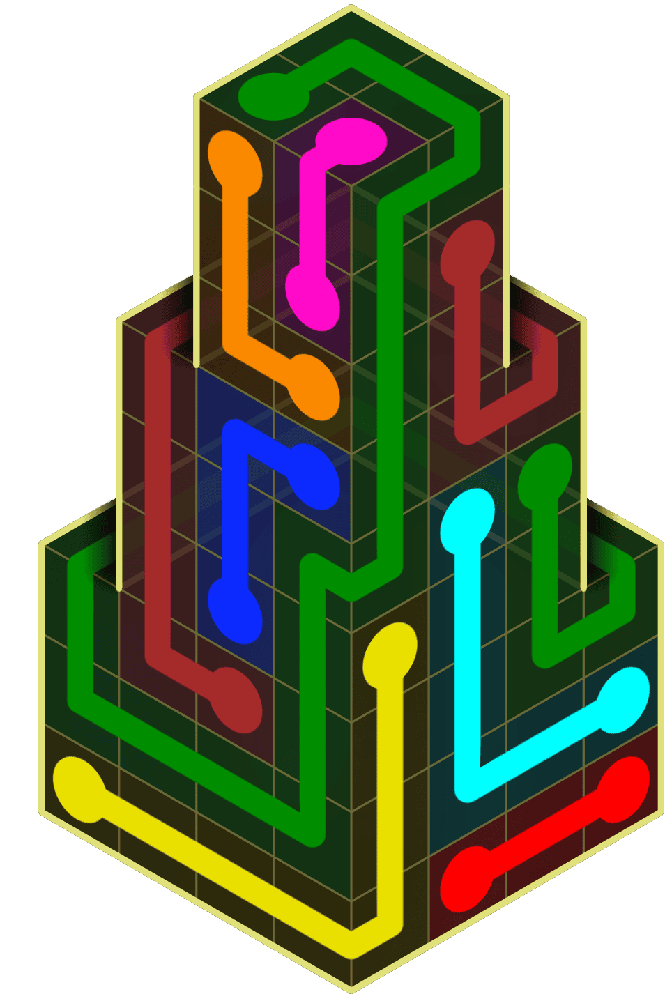 Flow Free Warps 2103 Solution