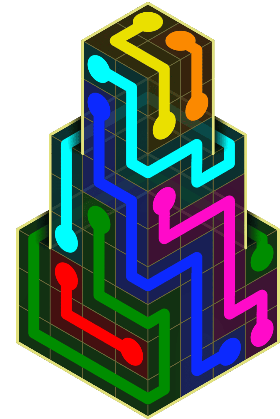 Flow Free Warps 2106 Solution