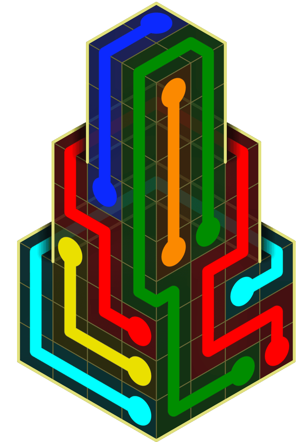 Flow Free Warps 2109 Solution