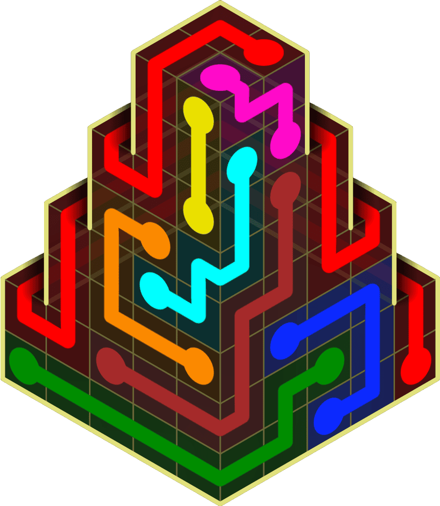 Flow Free Warps 2132 Solution