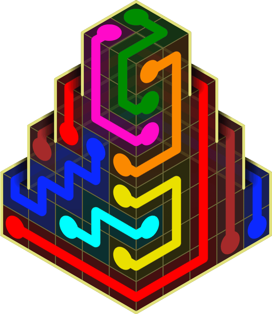 Flow Free Warps 2133 Solution