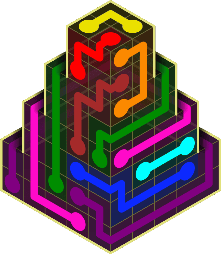 Flow Free Warps 2140 Solution