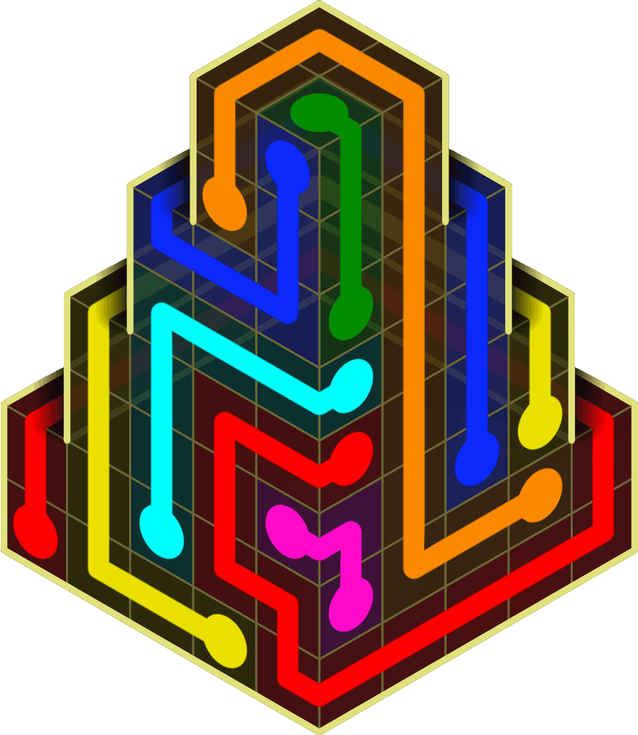 Flow Free Warps 2145 Solution