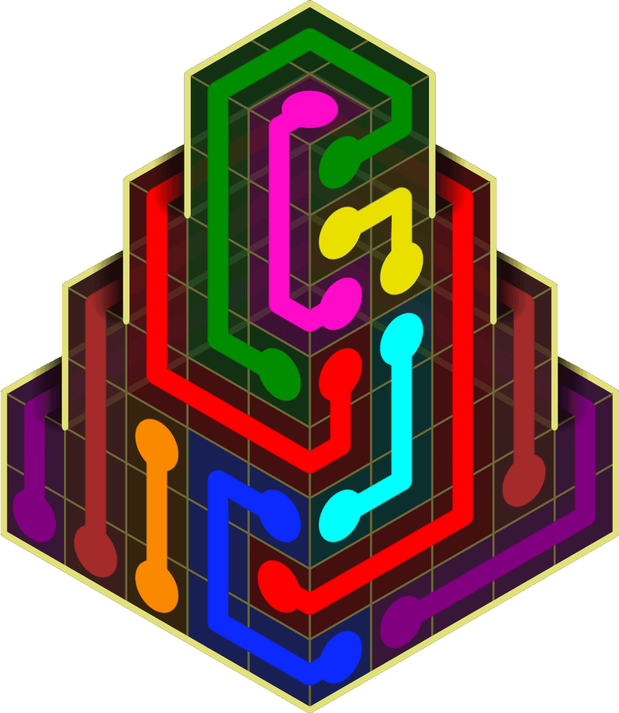 Flow Free Warps 2151 Solution