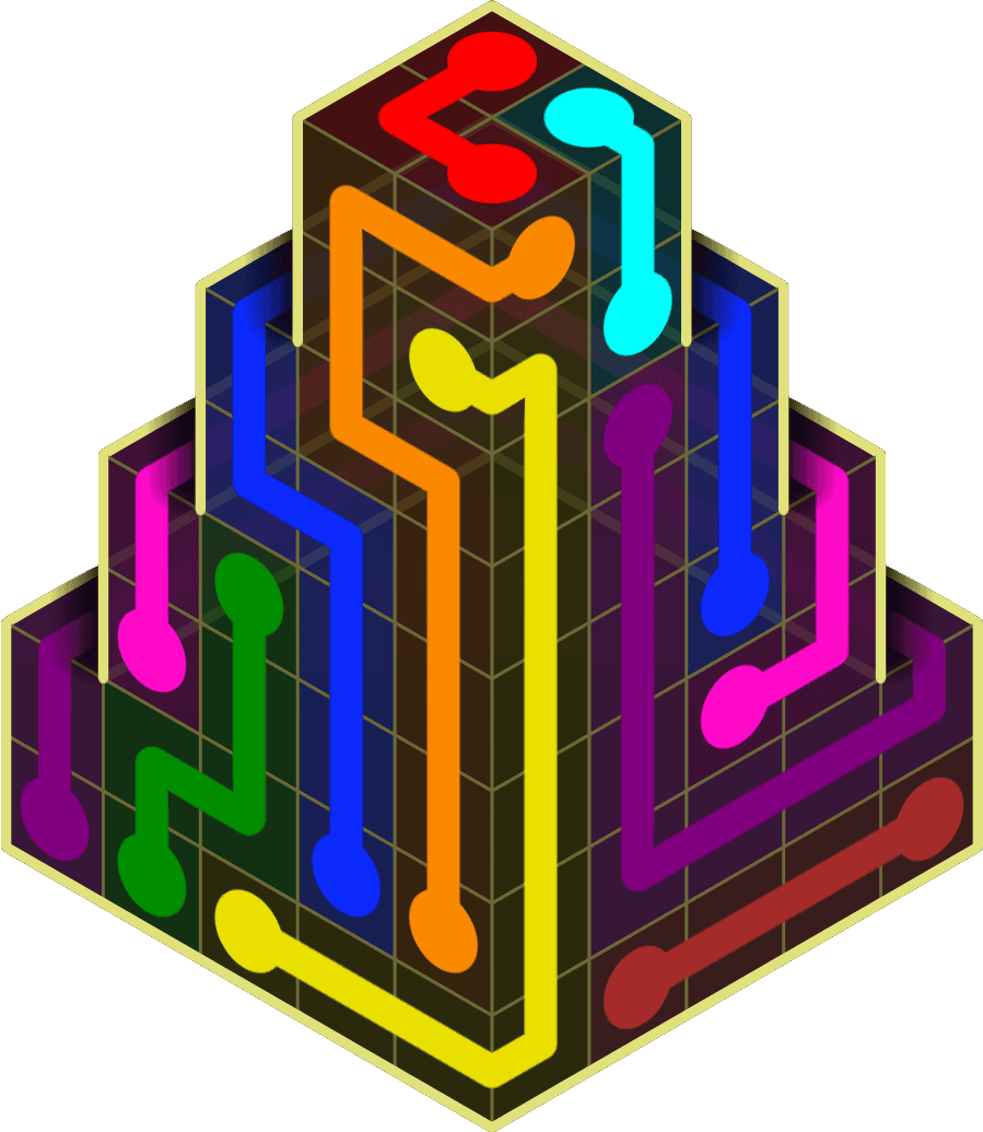 Flow Free Warps 2152 Solution