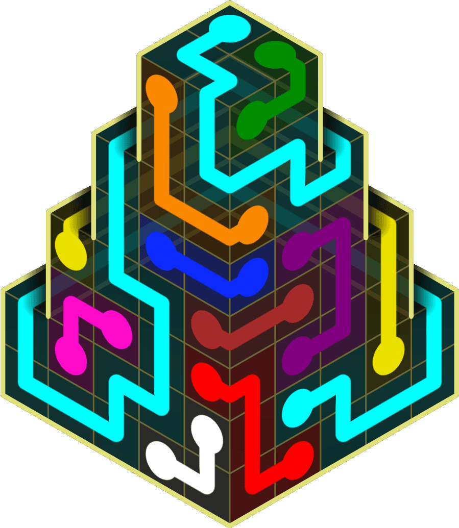 Flow Free Warps 2153 Solution