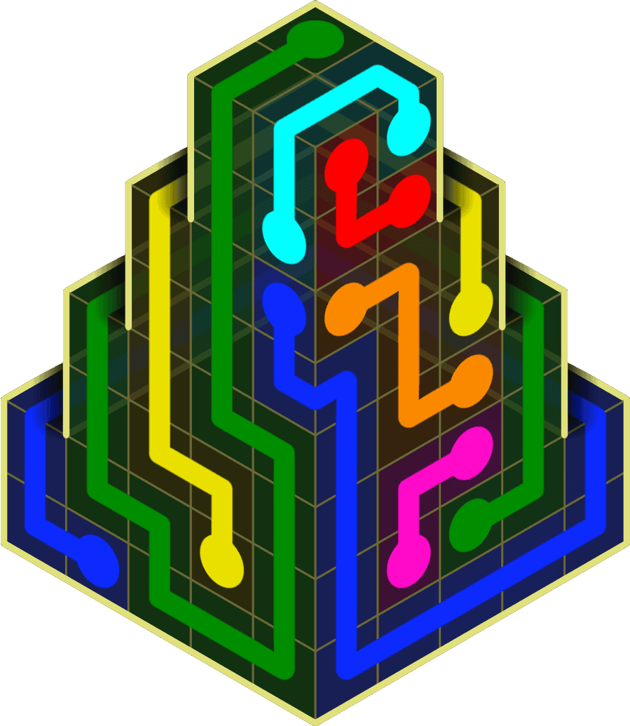 Flow Free Warps 2156 Solution
