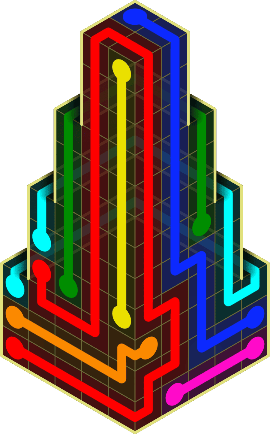 Flow Free Warps 2171 Solution