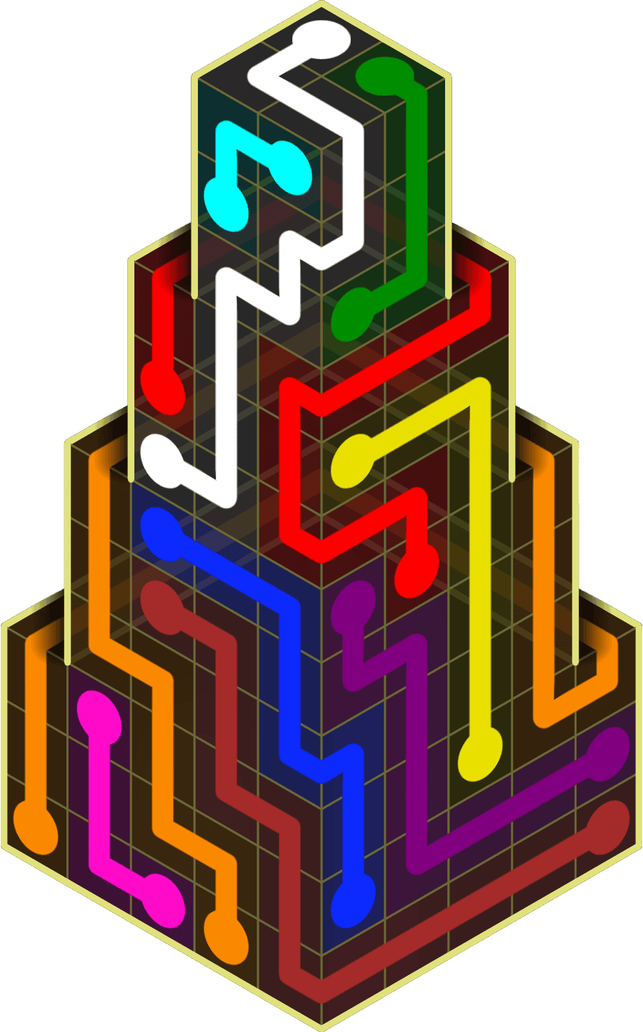 Flow Free Warps 2175 Solution