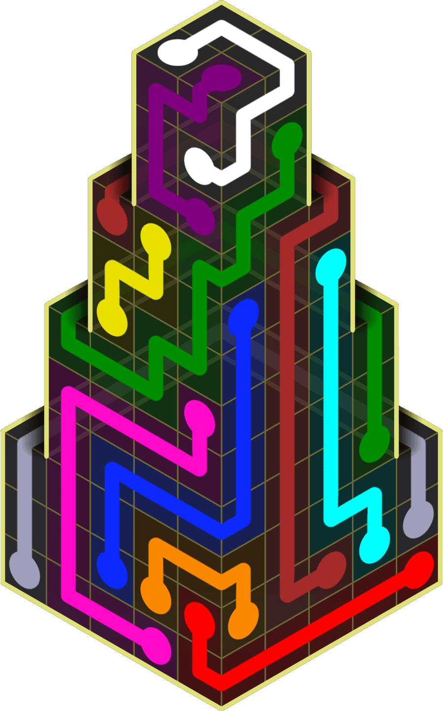 Flow Free Warps 2181 Solution
