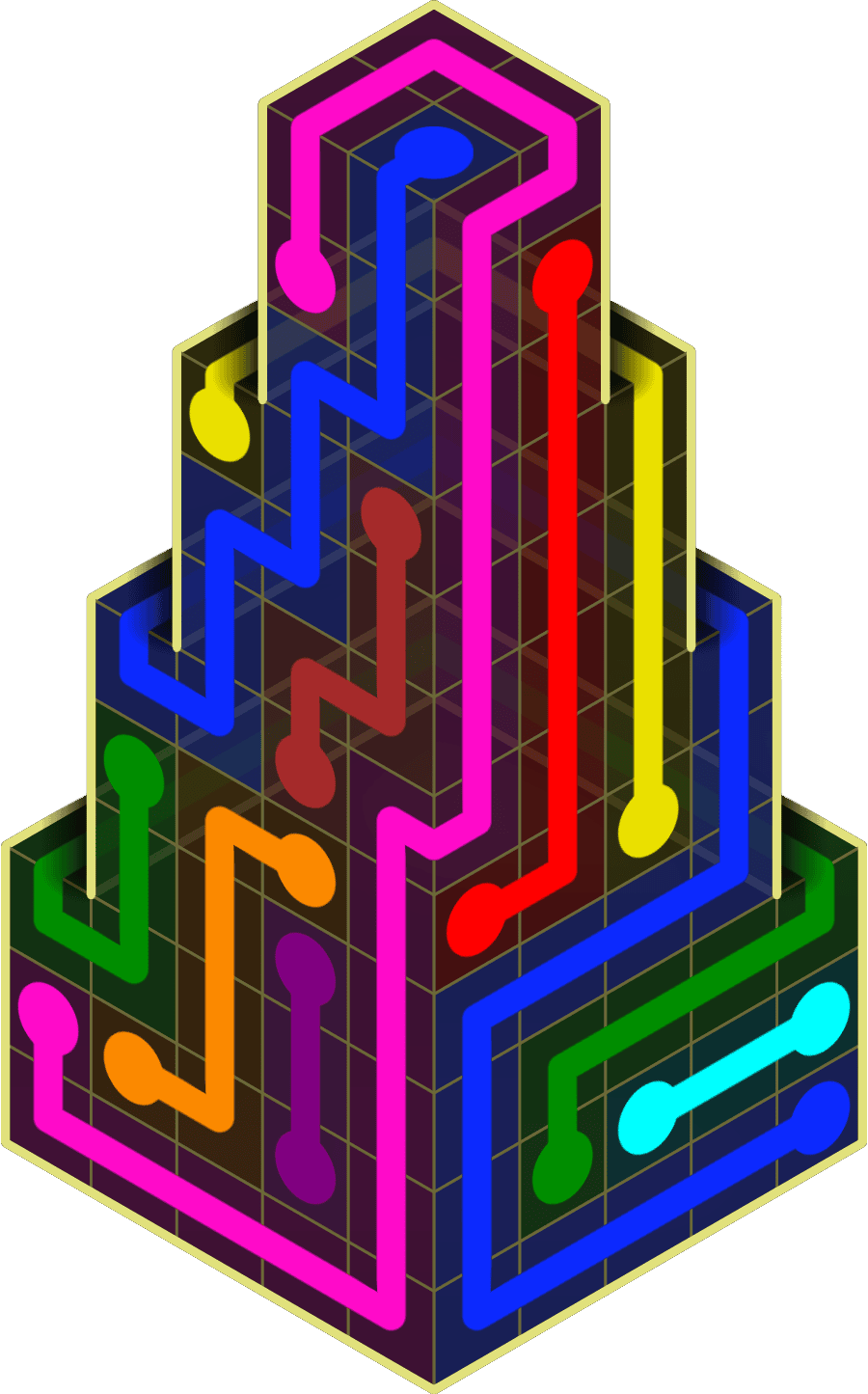 Flow Free Warps 2187 Solution