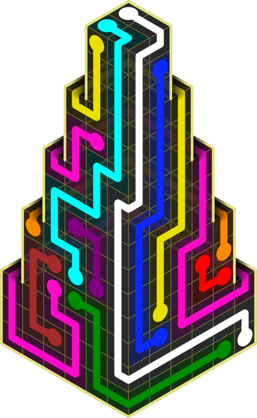 Flow Free Warps 2226 Solution