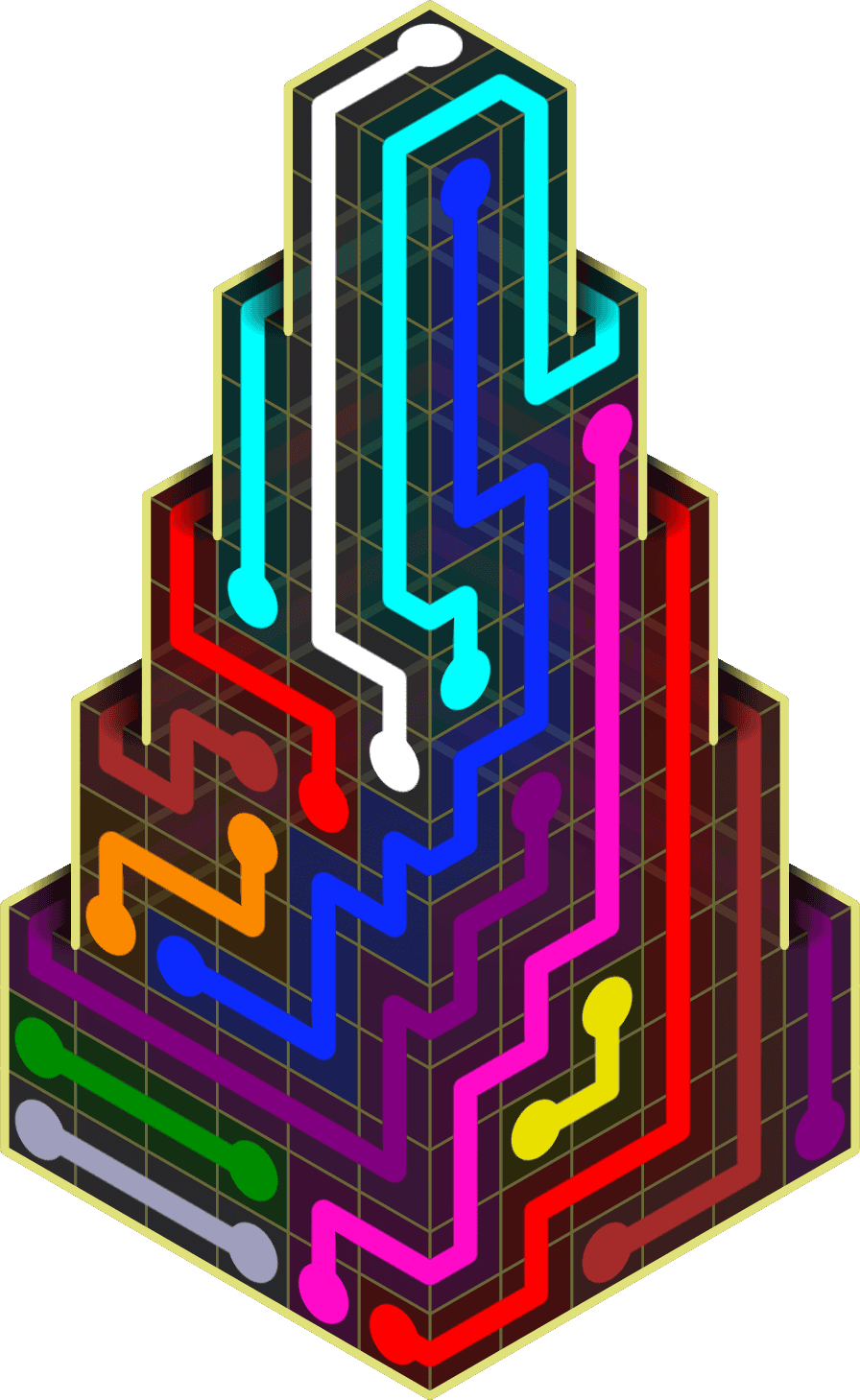 Flow Free Warps 2230 Solution