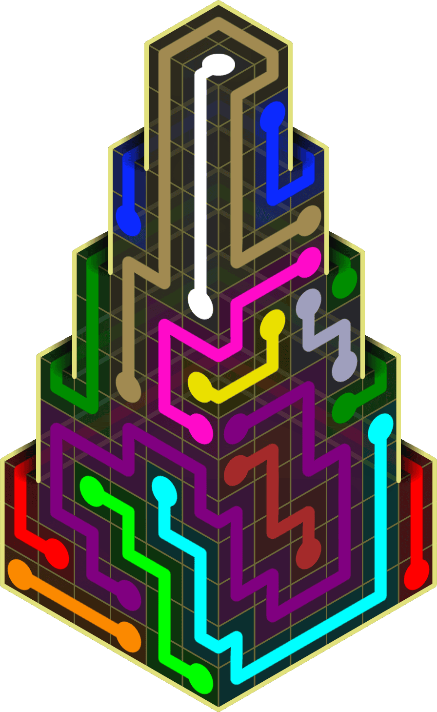 Flow Free Warps 2234 Solution