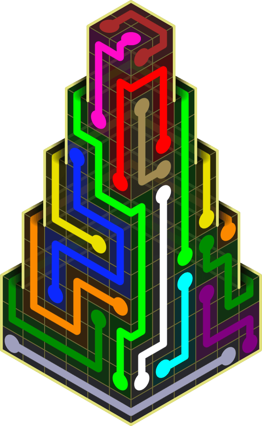 Flow Free Warps 2236 Solution