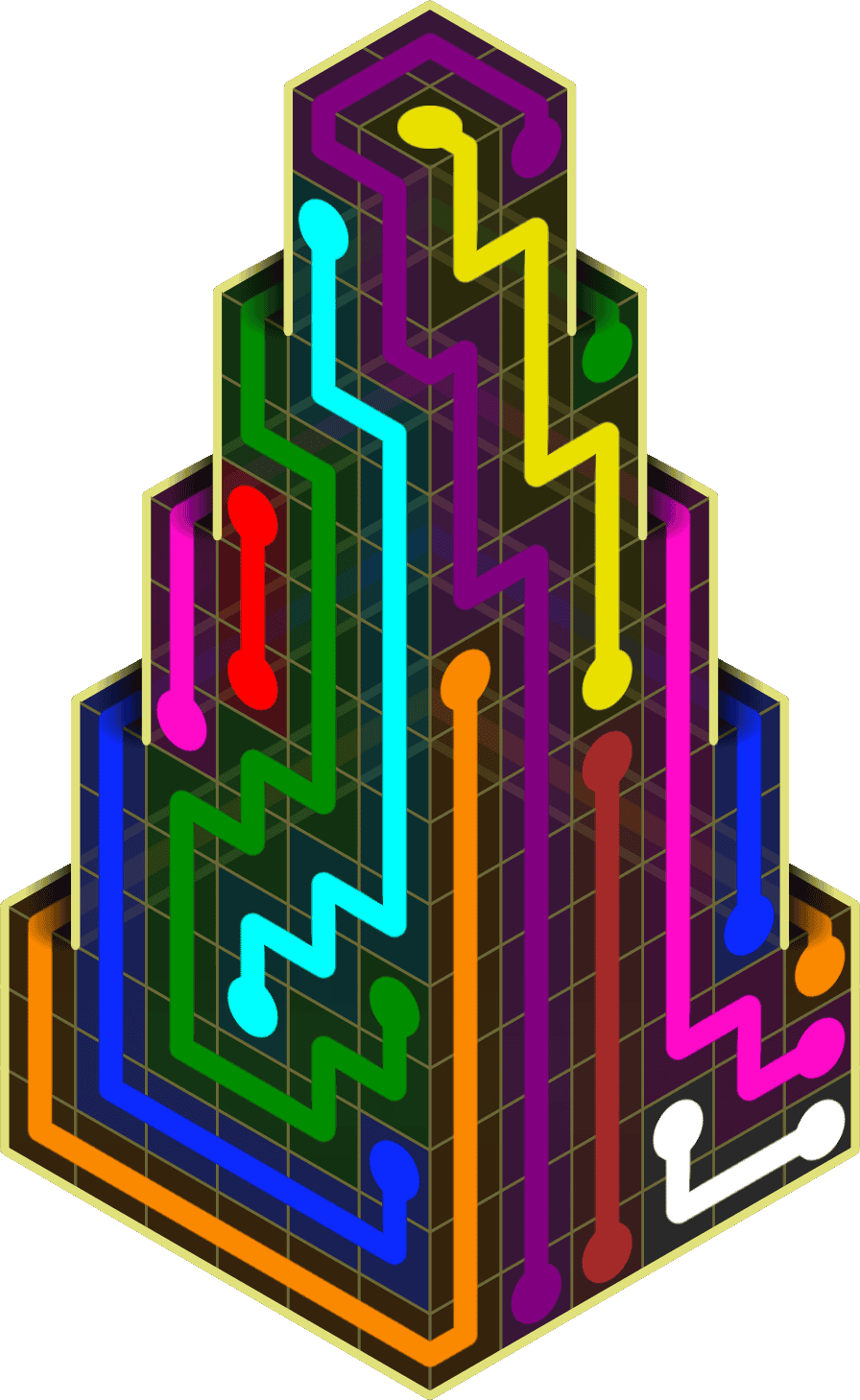 Flow Free Warps 2238 Solution