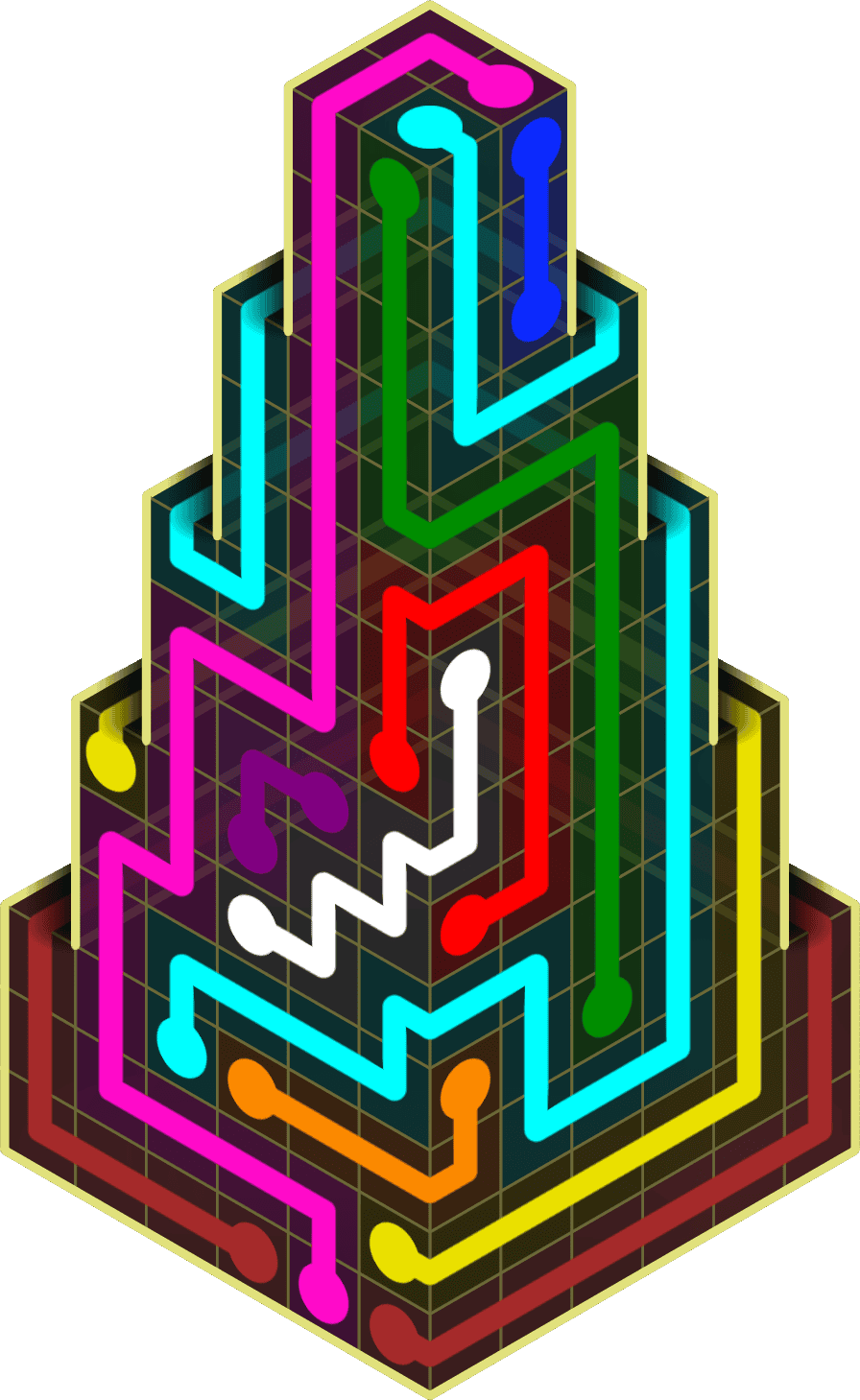 Flow Free Warps 2240 Solution