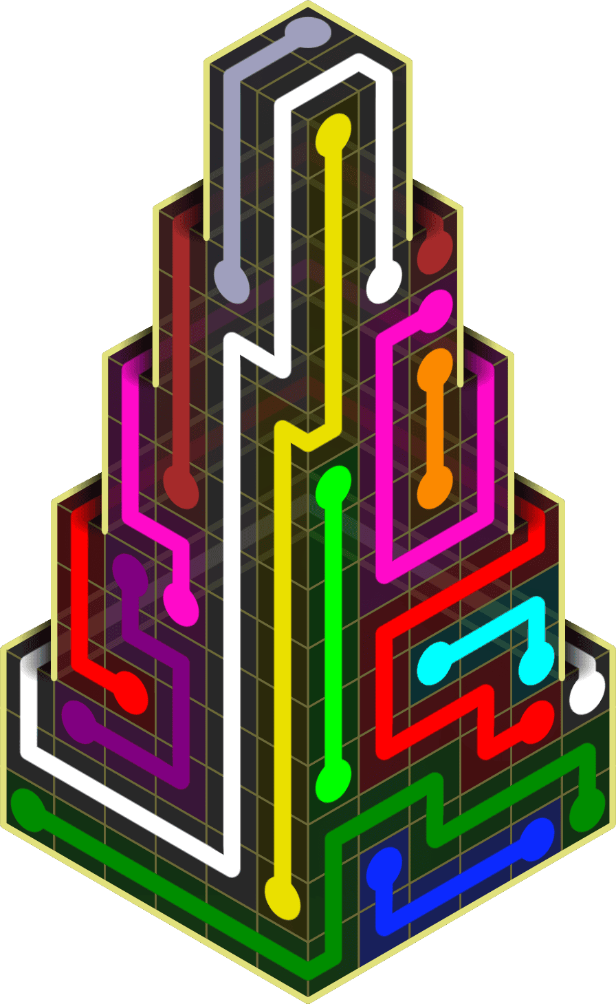 Flow Free Warps 2243 Solution