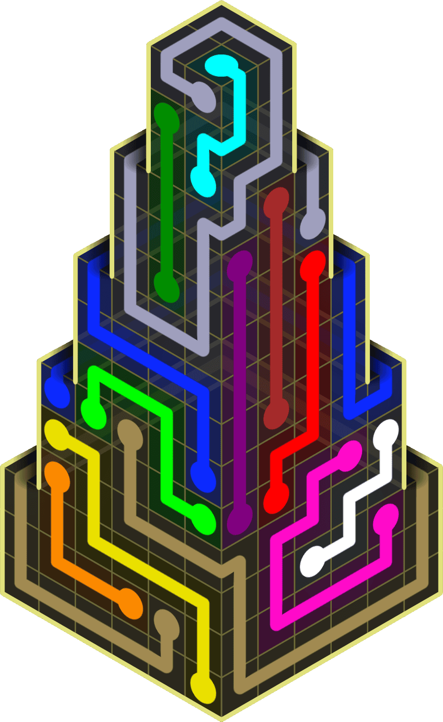 Flow Free Warps 2246 Solution