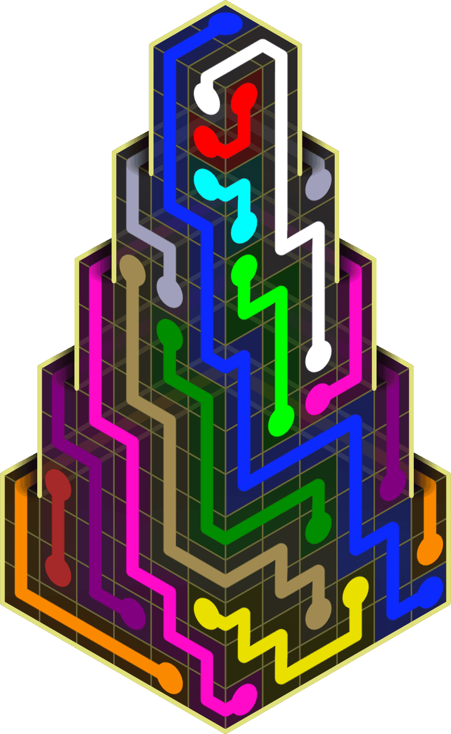 Flow Free Warps 2248 Solution