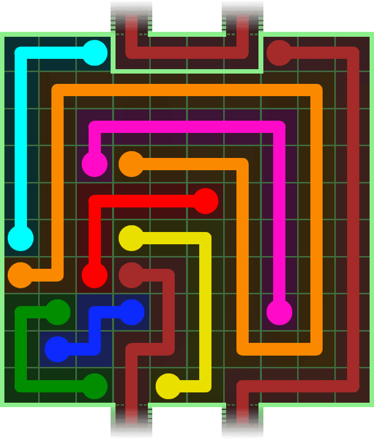 Flow Free Warps 3105 Solution