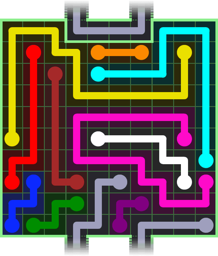 Flow Free Warps 3106 Solution