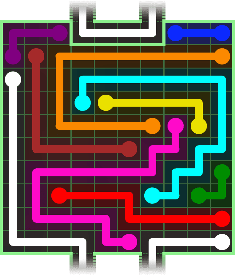 Flow Free Warps 3109 Solution