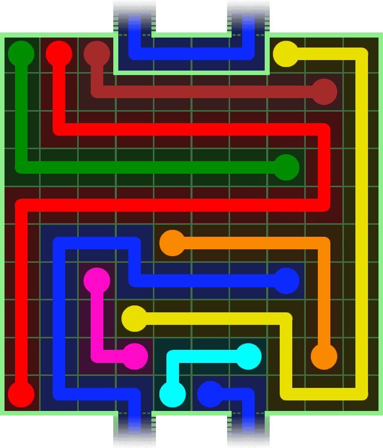 Flow Free Warps 3118 Solution