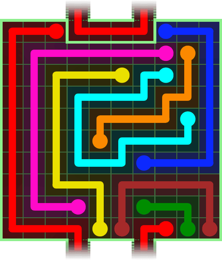 Flow Free Warps 3120 Solution