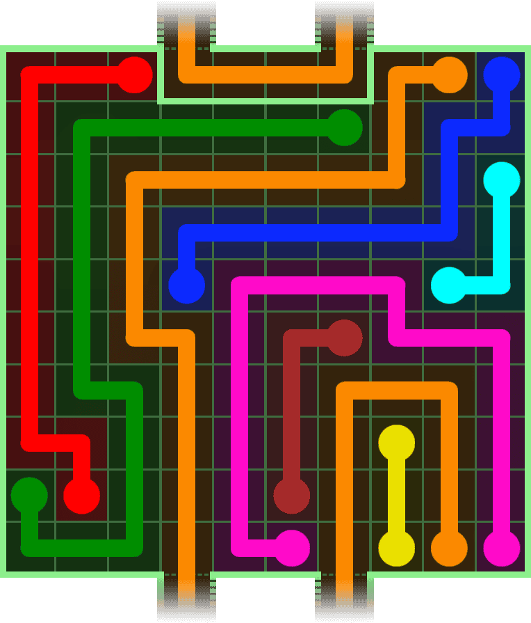 Flow Free Warps 3095 Solution