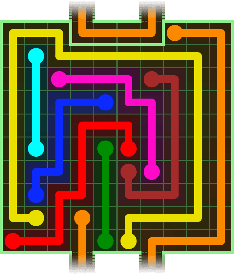 Flow Free Warps 3097 Solution