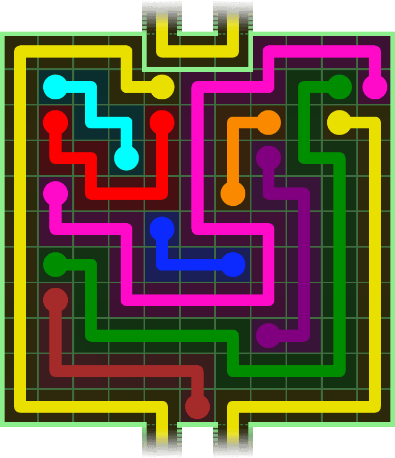 Flow Free Warps 3124 Solution