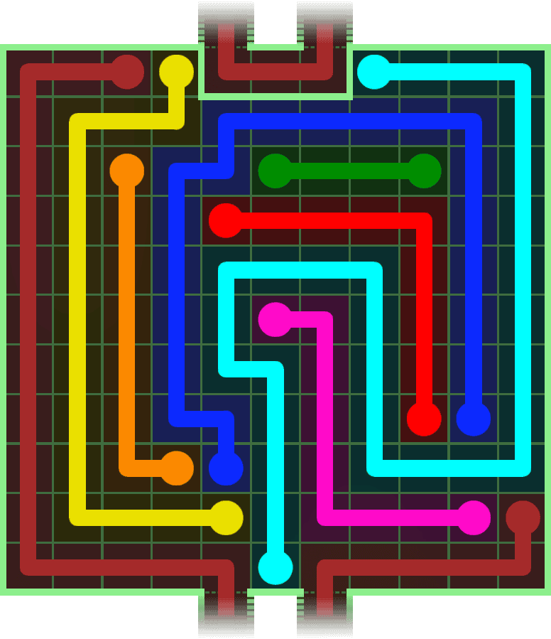 Flow Free Warps 3125 Solution