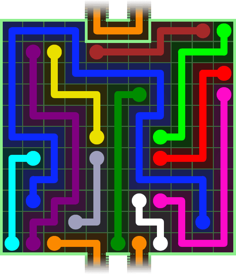 Flow Free Warps 3126 Solution