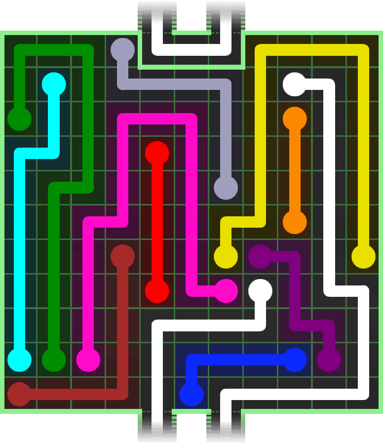 Flow Free Warps 3134 Solution