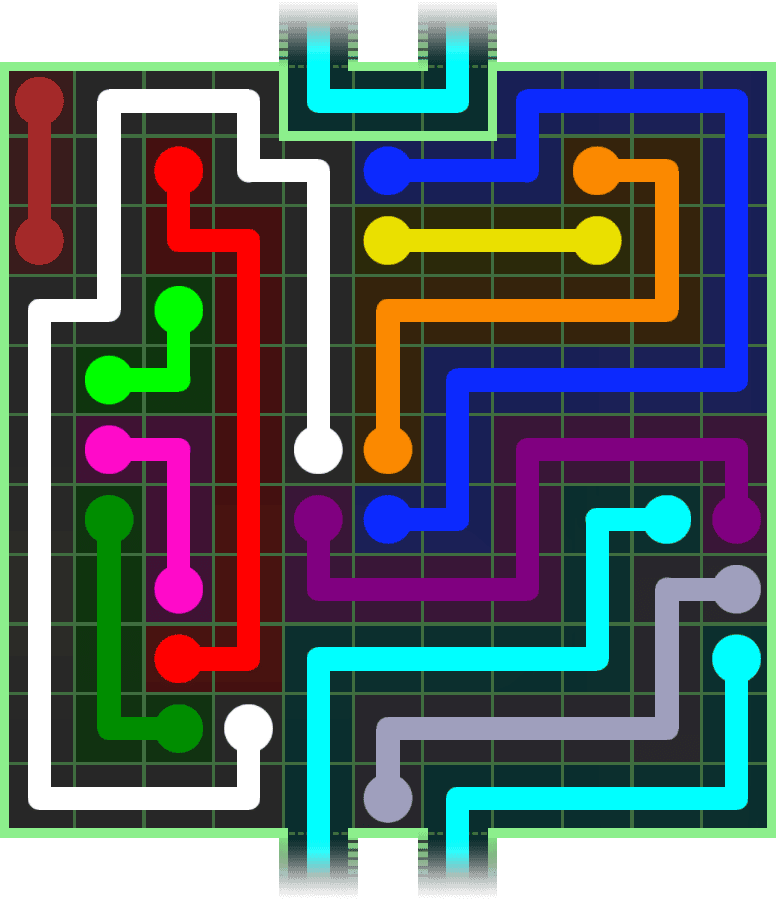 Flow Free Warps 3149 Solution