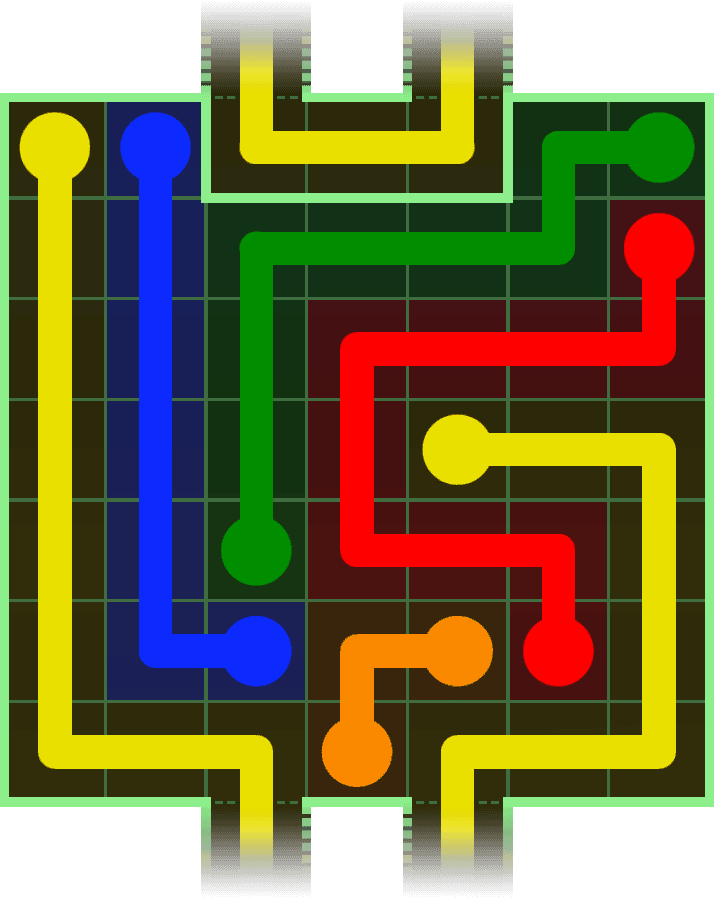 Flow Free Warps 3010 Solution