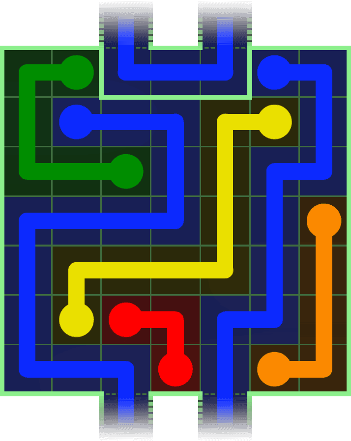 Flow Free Warps 3011 Solution