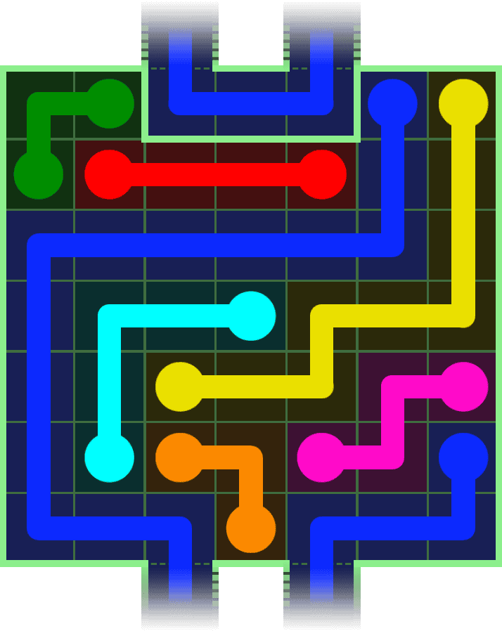 Flow Free Warps 3012 Solution