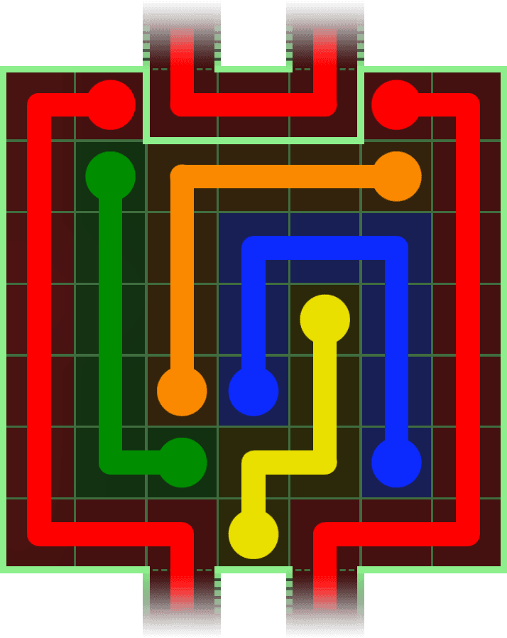 Flow Free Warps 3017 Solution