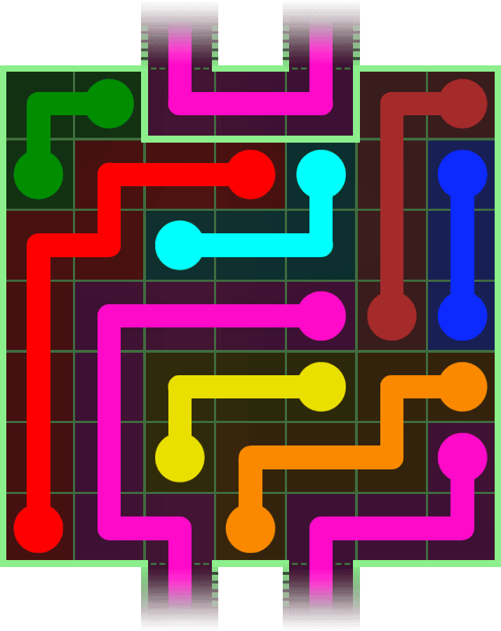 Flow Free Warps 3020 Solution