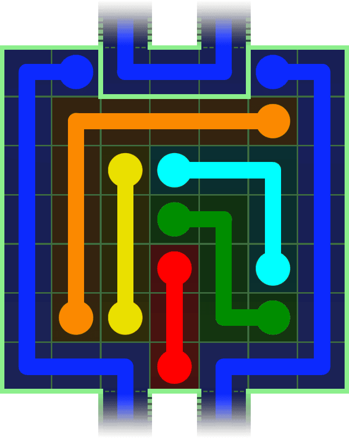 Flow Free Warps 3025 Solution