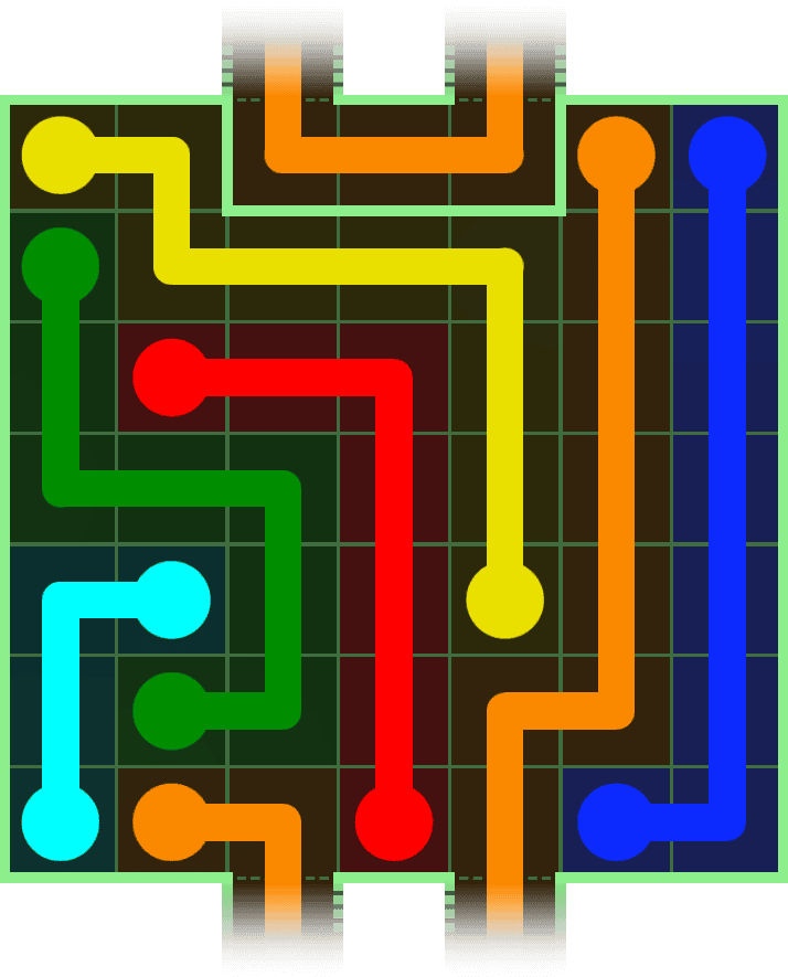 Flow Free Warps 3026 Solution