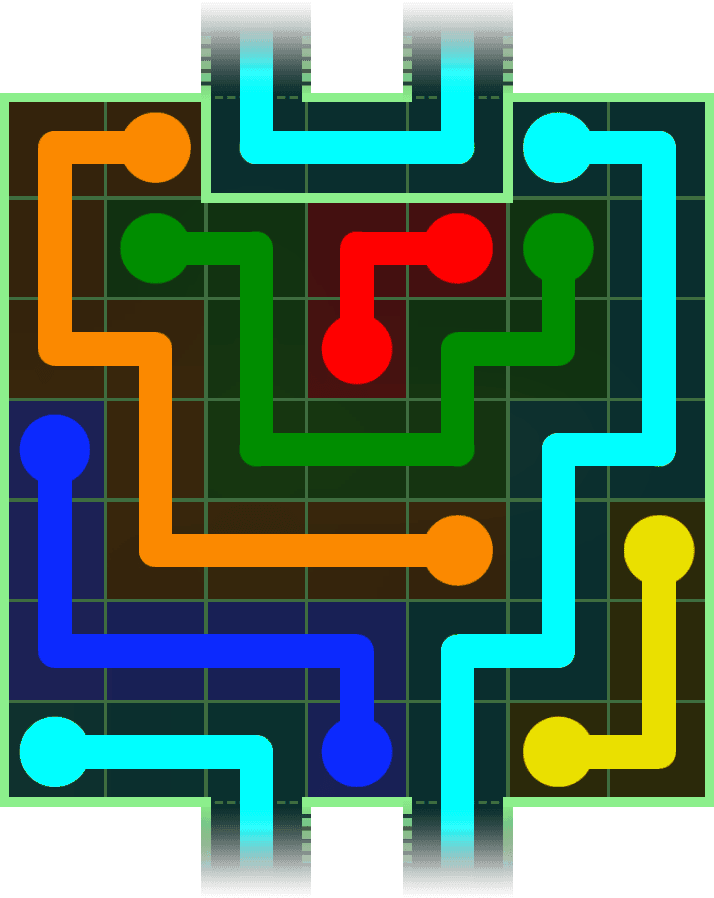 Flow Free Warps 3027 Solution