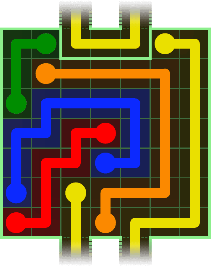 Flow Free Warps 3029 Solution