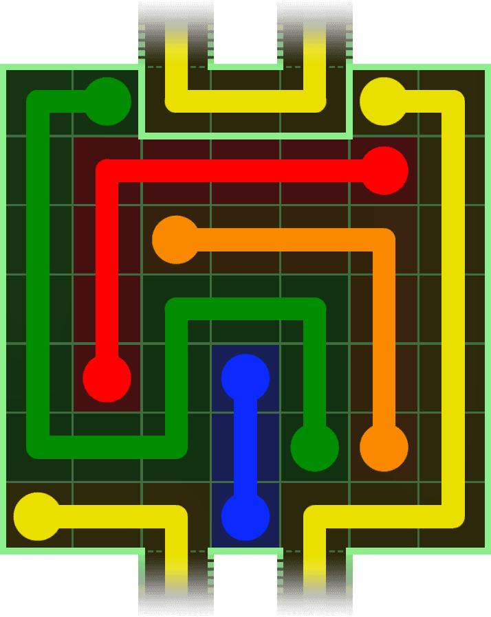 Flow Free Warps 3030 Solution