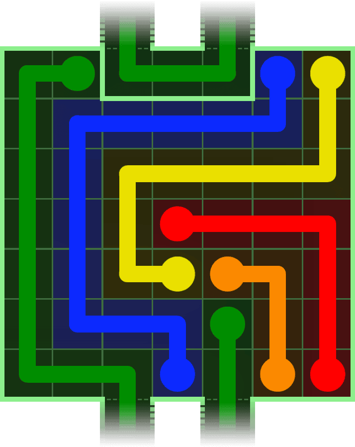 Flow Free Warps 3009 Solution