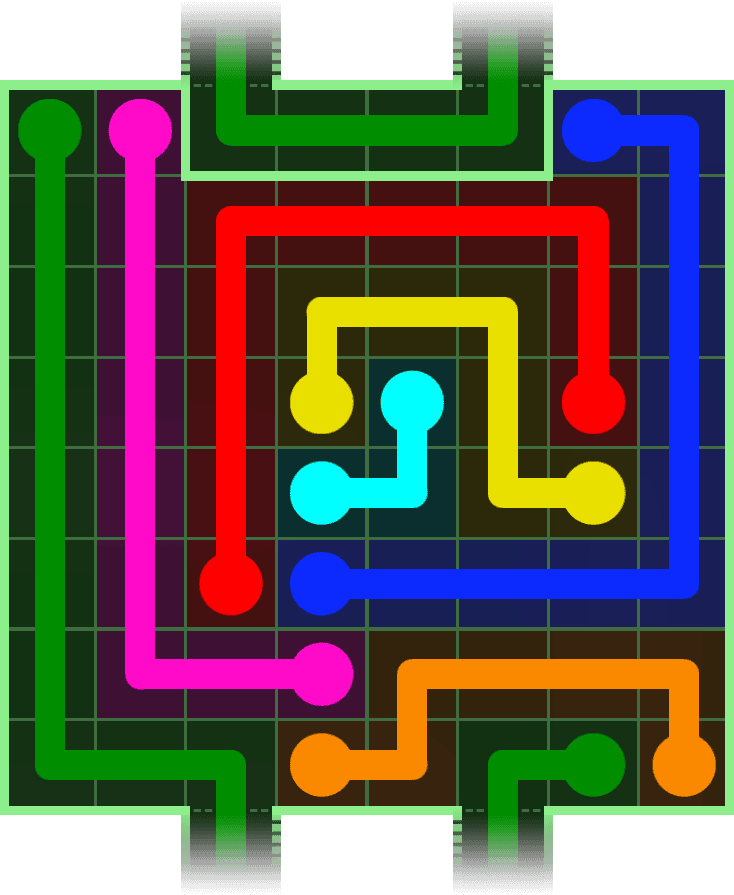 Flow Free Warps 3032 Solution