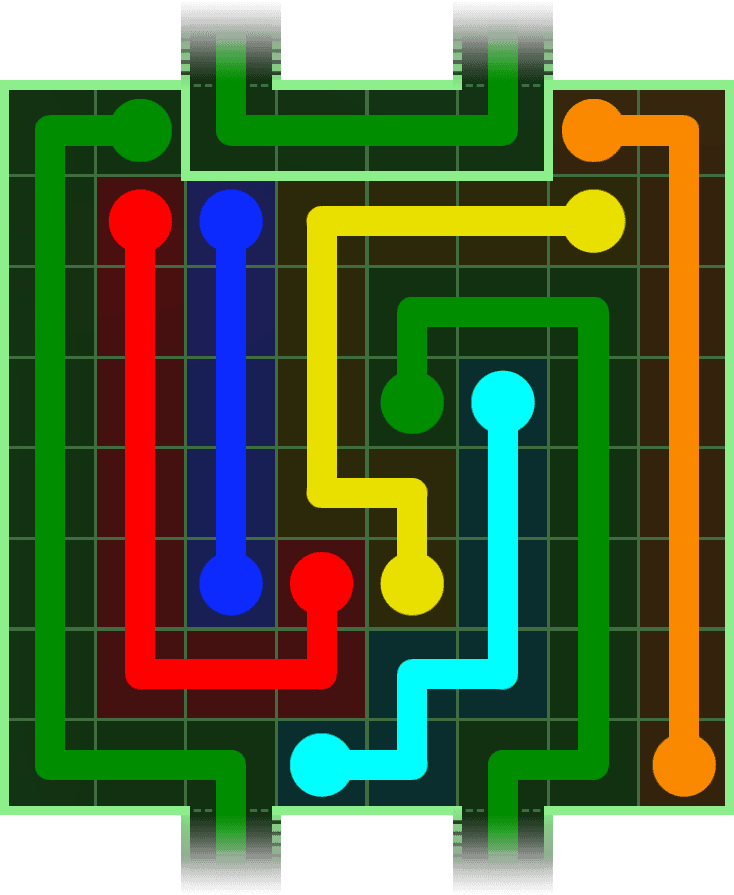 Flow Free Warps 3038 Solution